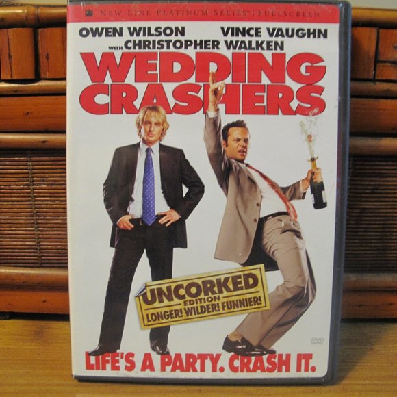 New Line Media Wedding Crashers Uncorked Edition Dvd And Case